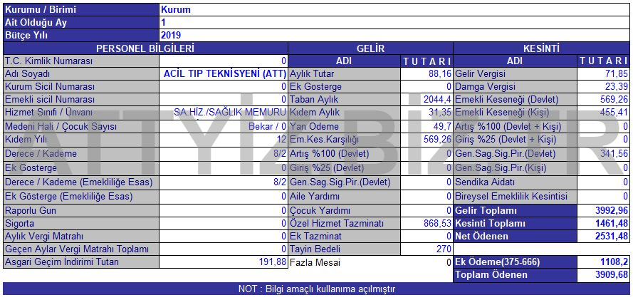 2019 ATT (Acil Tıp Teknisyeni ) Maaşları 5 2482891f1e