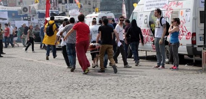 Gezi Parkı'nda Seyyar Ambulans!