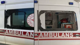 112 Ekiplerine Saldırdı, Ambulansın Camını Kırdı