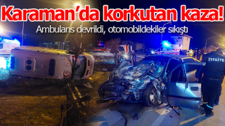 Vakaya Giden Ambulans Kaza Yaptı: 5 Yaralı
