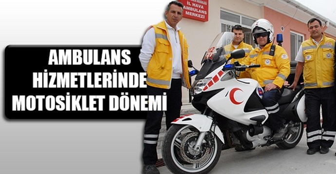 Giresun'da motosiklet ambulans hizmete girdi