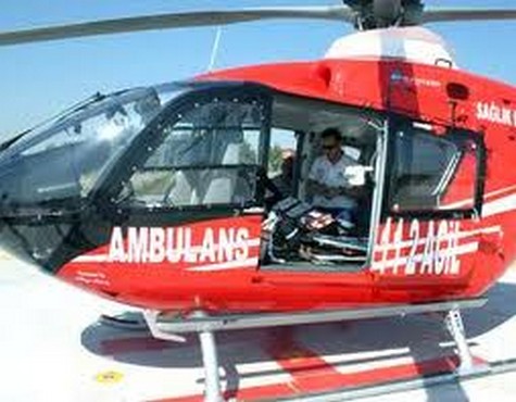 Sinop'ta Hamile Kadının Yardımına Ambulans Helikopter Yetişti