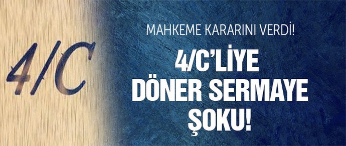 4/C'liye mahkemeden döner sermaye şoku!