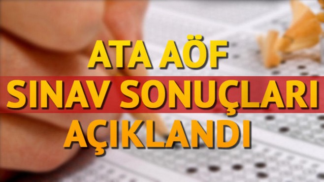 ATA AÖF Mezuniyet Üç Ders Sınav Sonuçları Açıklandı