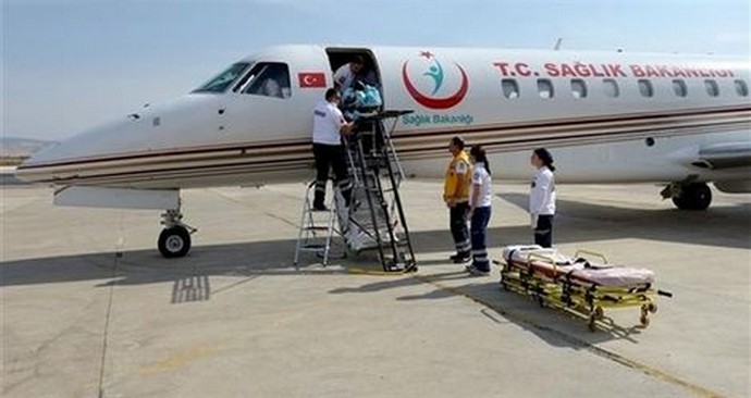 Sağlık Bakanlığı'na 4 sedyeli ambulans uçak