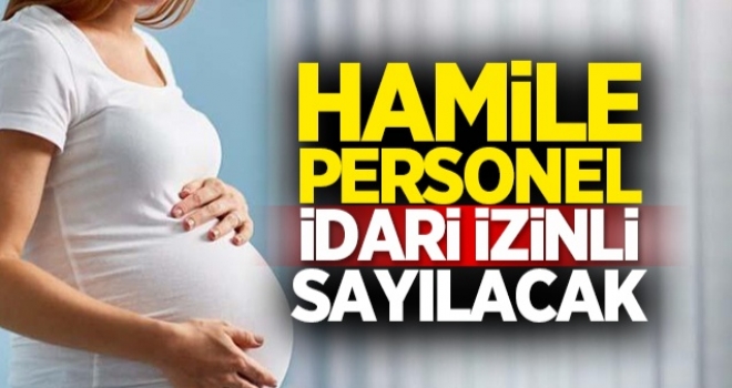 Hamile Personel İdari İzinli Sayılacak (2 Haziran 2020)