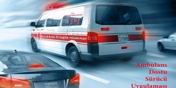 Bakanlık'tan ambulans dostu sürücü uygulaması