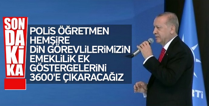 Erdoğan'dan ek gösterge müjdesi