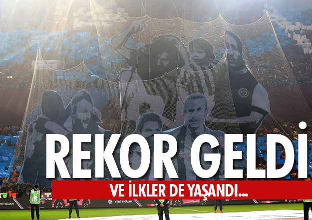 Trabzonspor - Beşiktaş maçında rekor kırıldı