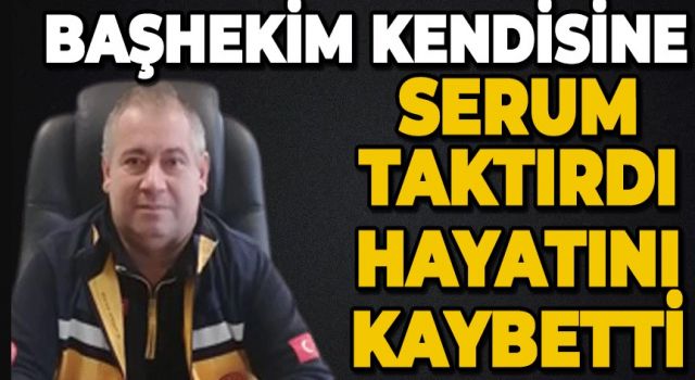 Karabük İl Ambulans Hizmetleri Başhekimi Dr. Erkan Ekmekci kendine taktırdığı