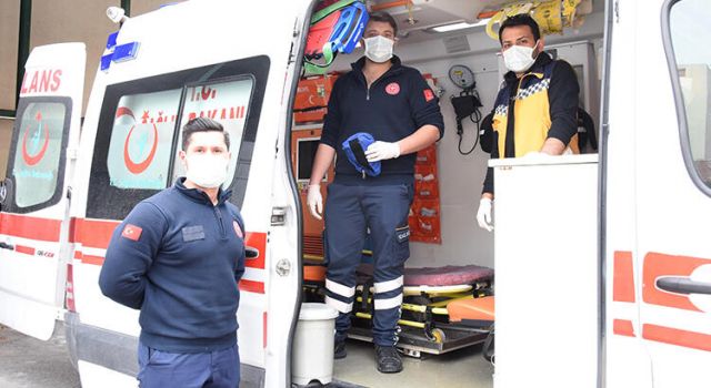 Eskişehir 112 İl Ambulans Servisi Başhekimliği’ne bağlı acil servis ekibinde