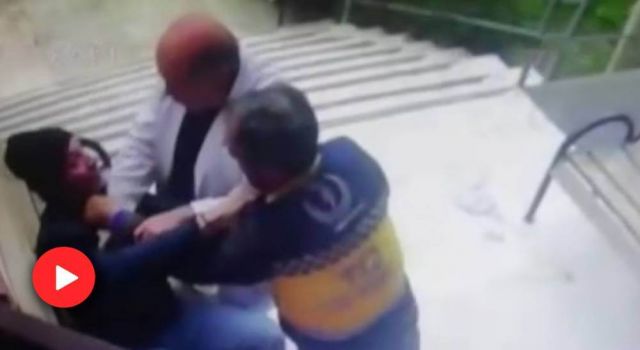 Olay, bugün öğle saatlerinde Torbalı İlçe Sağlık Müdürlüğü’nde meydana geldi.