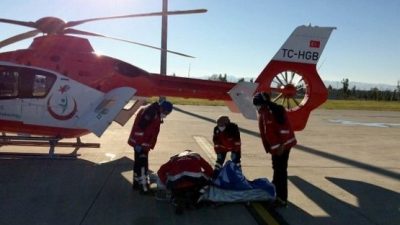 Sağlık Bakanlığı Acil Sağlık Hizmetleri Genel Müdürlüğü tarafından Hava Ambulans