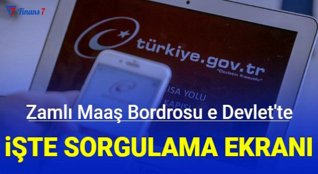 15 Ocak Zamlı Maaş Bordroları Yayımlandı Sorgulama yaptığınız bordronuz yüzde 30 zamlı değildir. 15 Ocak Maaş