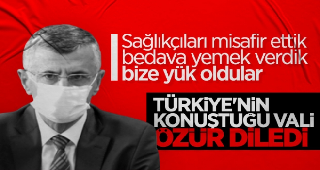 Zonguldak Valisi Erdoğan Bektaş, beraberinde İl Sağlık Müdürü Dr. Ertuğrul