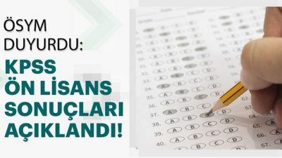 DUYURU (28 Kasım 2018) 2018-KPSS Ön Lisans Sonuçları Açıklandı 4