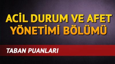 Bölüm Hakkında Genel Bilgi Afet öncesi eğitim, bilinçlendirme, proje geliştirme