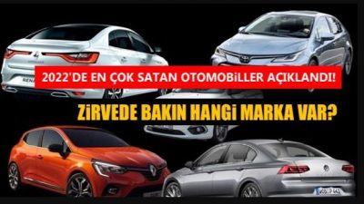 Türkiye otomobil ve hafif ticari araç toplam pazarı, 2022 yılında