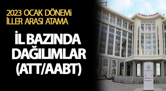 2023 YILI OCAK DÖNEMİ İSTEĞE BAĞLI İLLER ARASI YER DEĞİŞTİRME