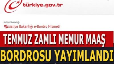 Haziran ayı enflasyonun açıklanmasıyla memur emeklilerin ve memurlar ile işçi,