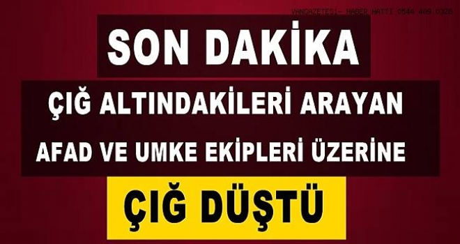 Van Valisi Mehmet Emin Bilmez: “Çığ altındakileri arayan AFAD, UMKE