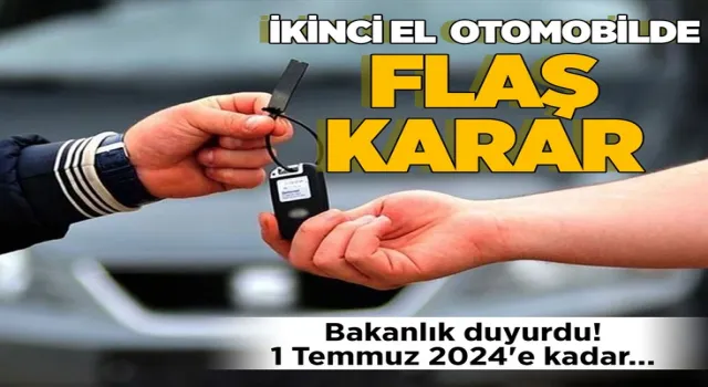 İkinci el motorlu kara taşıtlarının ticareti hakkında yönetmelik değişikliği Resmi