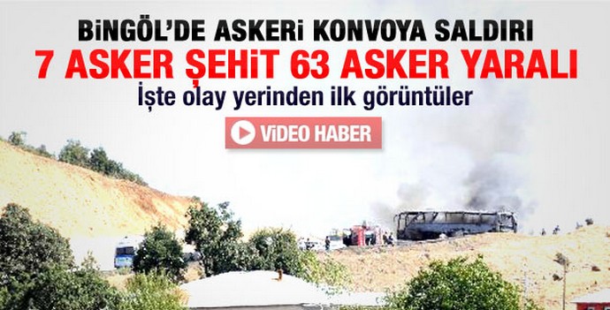 Hain Saldırı 7 Asker Şehit,63 Asker Yaralı 0