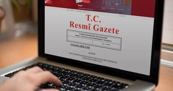 9 Şubat 2019 CUMARTESİ günü yayımlanan 30681 sayılı resmi gazete