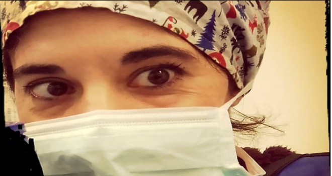 İtalya Ulusal Hemşireler Federasyonu, İtalyan bir hemşirenin, koronavirüs testi pozitif