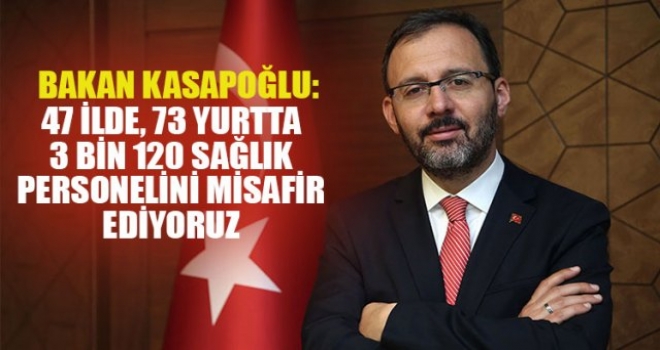 Gençlik ve Spor Bakanı Mehmet Muharrem Kasapoğlu, yurt dışından getirilen