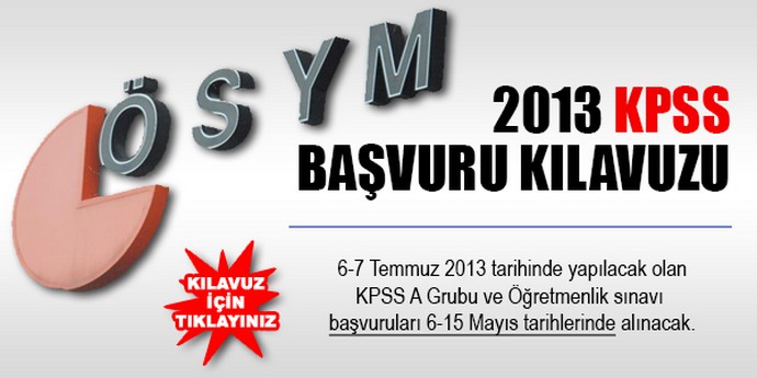 2013 KPSS Tercih Kılavuzu Açıklandı 0