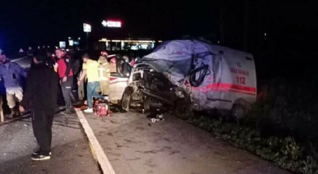 Kaza gece yarısı Balıkesir’in Bandırma İlçesi Bandırma-Çanakkale karayolu Edincik mevkisinde