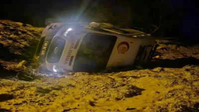 Tokat’ta taburcu olan hastayı bıraktıktan sonra dönüş yolunda kontrolden çıkarak