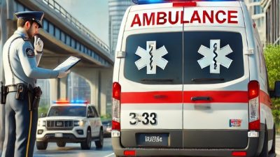 112 ambulanslarına trafik ekiplerince hız cezası kesilmesine tepki gösteren Birlik