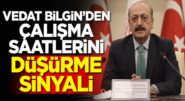 Çalışma ve Sosyal Güvenlik Bakanı Vedat Bilgin, CNN Türk’te yaptığı