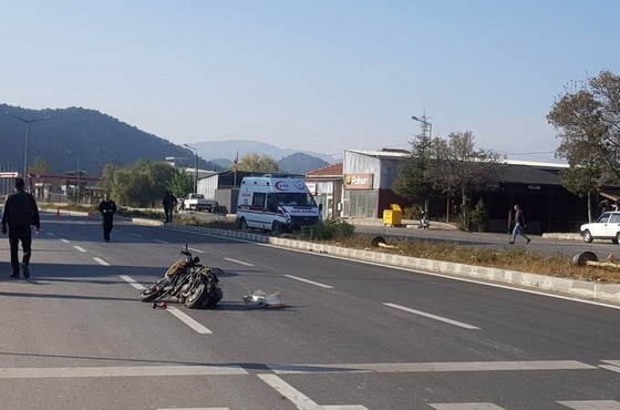 Bilecik’in Osmaneli ilçesinde 112 acil sağlık hizmetlerine ait ambulans gelen