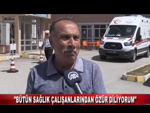Bolu’da bir kişi, hastanede tedavi gören babasına yeterince ilgi göstermedikleri