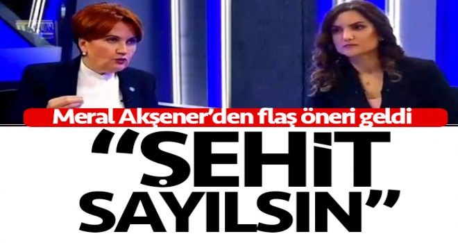İYİ Parti’den yapılan yazılı açıklamada, Akşener’in, katıldığı bir televizyon programında