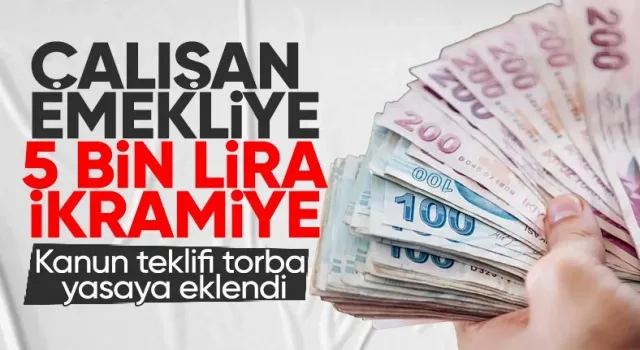 Çalışmayan emekliler, Cumhuriyet’in 100. yılı nedeniyle bir defaya mahsus olmak