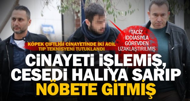 Denizli’nin Pamukkale ilçesinde, köpek çiftliğine ceset gömmeye çalışırken yakalanan 2