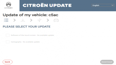 Citroen Update uygulaması ile Navigasyon ve dokunmatik ekran güncellemeleri nasıl