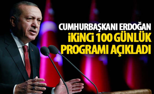 Erdoğan, Beştepe Millet Kongre ve Kültür Merkezi’nde “İkinci 100 Günlük