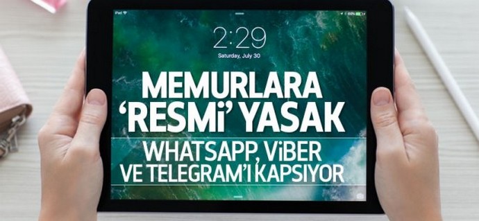 Devlet memurlarına WhatsApp yasağı 0