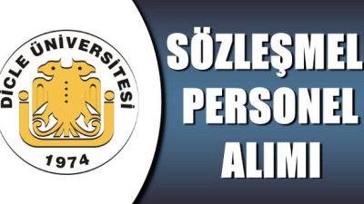 Dicle Üniversitesi bünyesindeki personel eksikliğini karşılamak üzere Üniversite hastanesinde istihdam edilmek