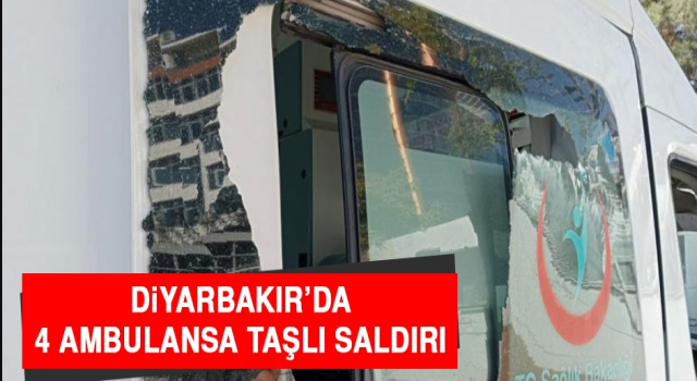 Diyarbakır’da ambulans saldırıları dün başladı bugün de devam etti. Kentte