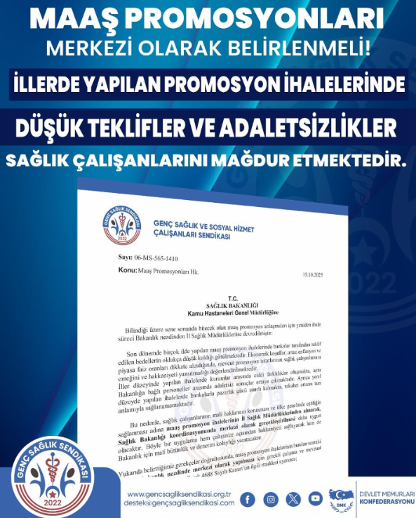 Maaş Promosyonları Merkezî Olarak Belirlenmeli!
İllerde yapılan promosyon ihalelerinde düşük teklifler