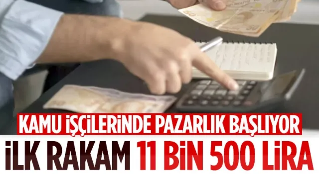 Kamu kurum ve kuruluşlarındaki 700 binden fazla işçiyi ilgilendiren 2023