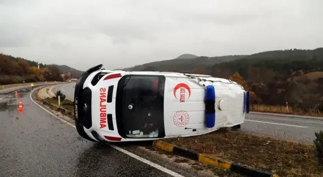 Tolga Toprak yönetimindeki 37 ABJ 530 plakalı ambulans,&nbsp;Kastamonu Eğitim ve