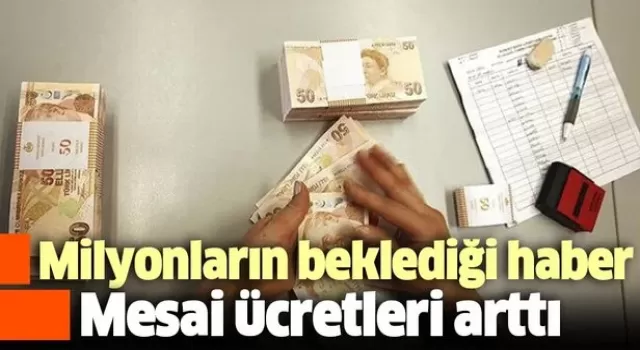 Devlet memurlarının saat başına fazla mesai ücretleri, yeni yılda 14