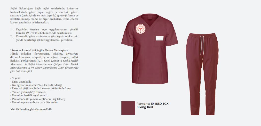 Sağlık Bakanlığı, Personel Kıyafet Standartlarını Belirledi.
Sağlık Bakanlığı, kurum genelinde görsel